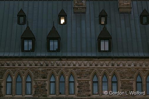 Lone Lit Window_10934.jpg - Photographed at Ottawa, Ontario - the capital of Canada.